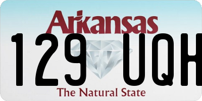 AR license plate 129UQH