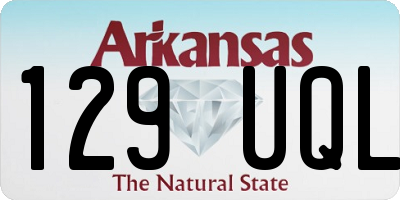 AR license plate 129UQL