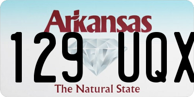 AR license plate 129UQX