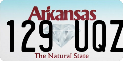 AR license plate 129UQZ