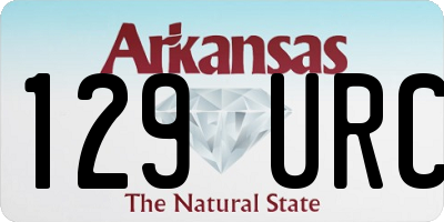 AR license plate 129URC