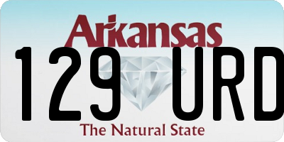 AR license plate 129URD