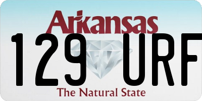 AR license plate 129URF