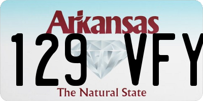 AR license plate 129VFY