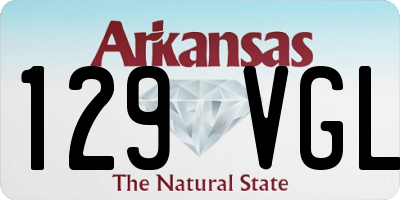 AR license plate 129VGL