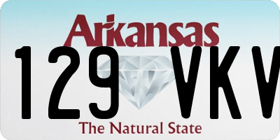 AR license plate 129VKV
