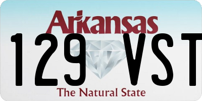 AR license plate 129VST