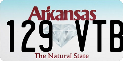 AR license plate 129VTB