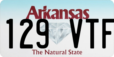 AR license plate 129VTF