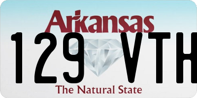AR license plate 129VTH