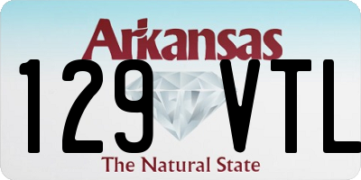 AR license plate 129VTL
