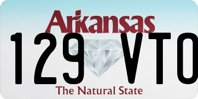 AR license plate 129VTO