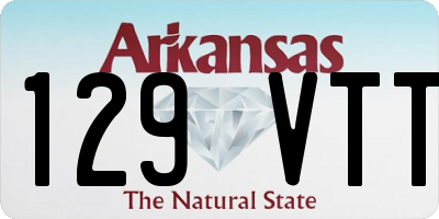 AR license plate 129VTT