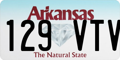 AR license plate 129VTV