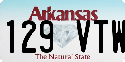 AR license plate 129VTW