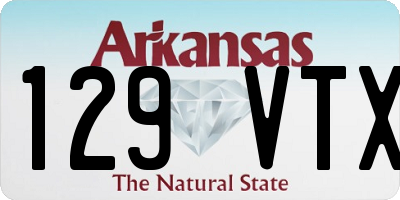 AR license plate 129VTX