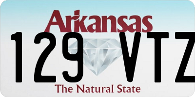 AR license plate 129VTZ
