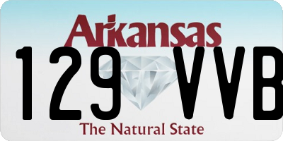 AR license plate 129VVB
