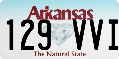 AR license plate 129VVI