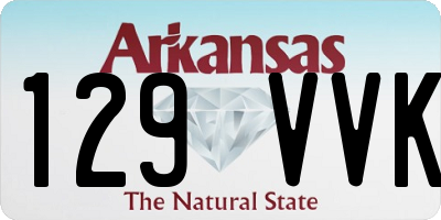 AR license plate 129VVK