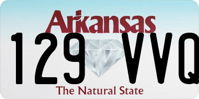 AR license plate 129VVQ
