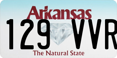 AR license plate 129VVR
