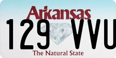 AR license plate 129VVU