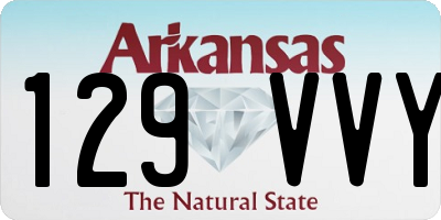 AR license plate 129VVY