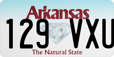 AR license plate 129VXU