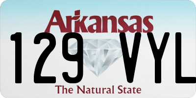 AR license plate 129VYL