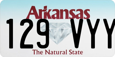 AR license plate 129VYY