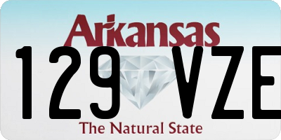 AR license plate 129VZE