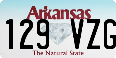 AR license plate 129VZG