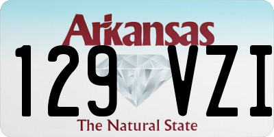AR license plate 129VZI
