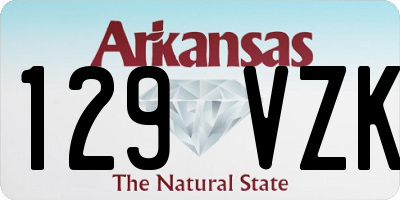 AR license plate 129VZK