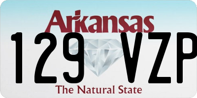AR license plate 129VZP
