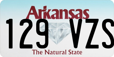 AR license plate 129VZS