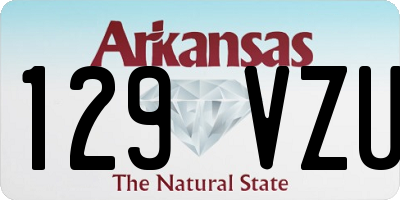 AR license plate 129VZU