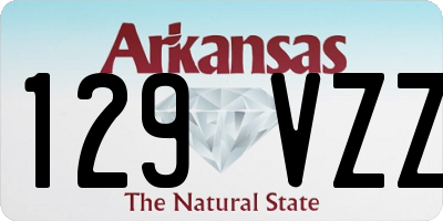 AR license plate 129VZZ
