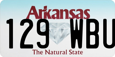 AR license plate 129WBU
