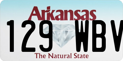AR license plate 129WBV