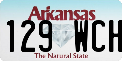 AR license plate 129WCH