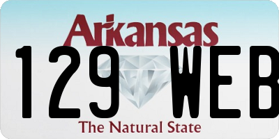 AR license plate 129WEB