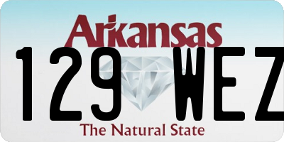 AR license plate 129WEZ