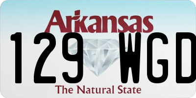 AR license plate 129WGD