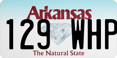 AR license plate 129WHP