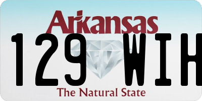 AR license plate 129WIH