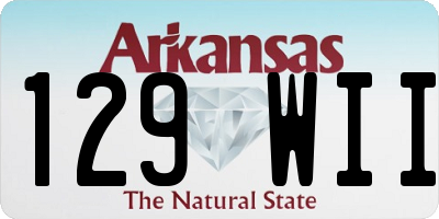 AR license plate 129WII