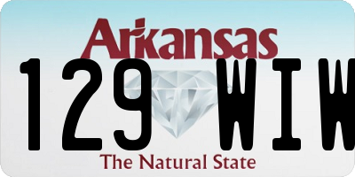 AR license plate 129WIW