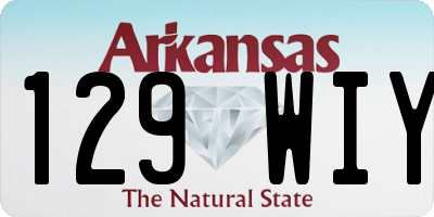 AR license plate 129WIY